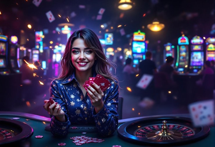 Tata letak meja roulette Tata letak meja roulette dengan area penempatan taruhan